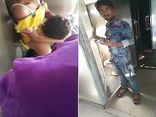 Exclusive Desi Couple Licking Pussy and Fucking in Train Toilet, Secretly Recorded by Passengers