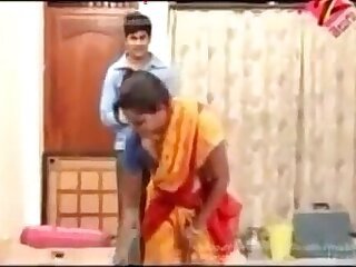 Unknown Telugu Aunty Hot Masala Compilation Seducing Bed Scene