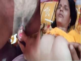 Desi Bhabhi Fingers Her Pussy and Fucks Husband Hard
