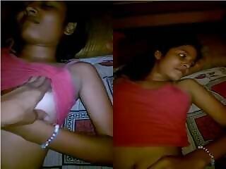 Super Cute Desi Indian Girl Sucking Pussy Captured by Lover